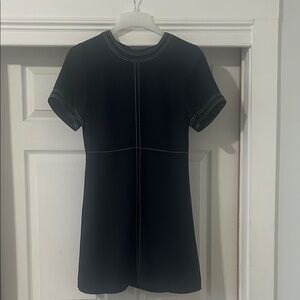 Banana Republic Navy Top with White Stitching